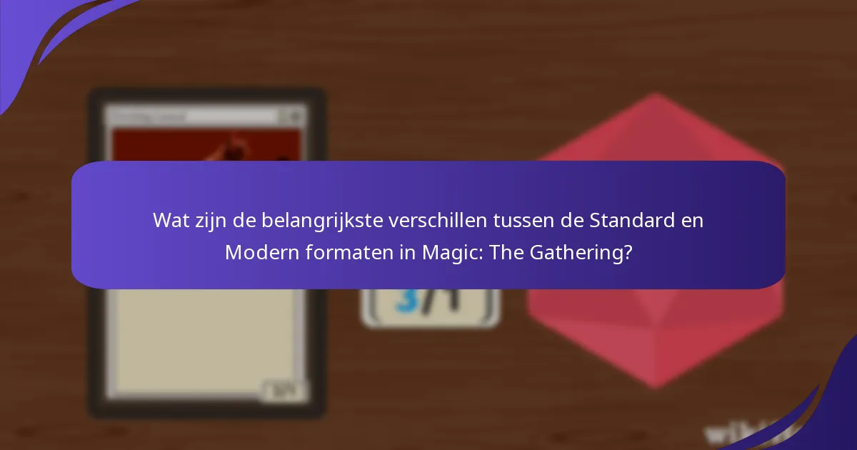Wat zijn de voor- en nadelen van elk Magic: The Gathering-formaat?