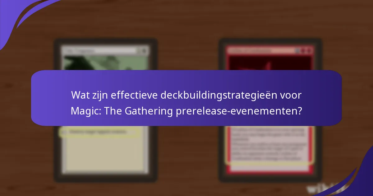 Welke formatoverwegingen moeten spelers in gedachten houden voor prerelease-evenementen?